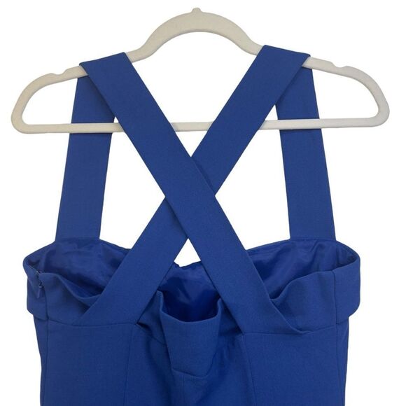 Nwt L.K Bennett Royal Cobalt Blue sheath Dress us 8 Kate Middleton designer - Picture 3 of 16